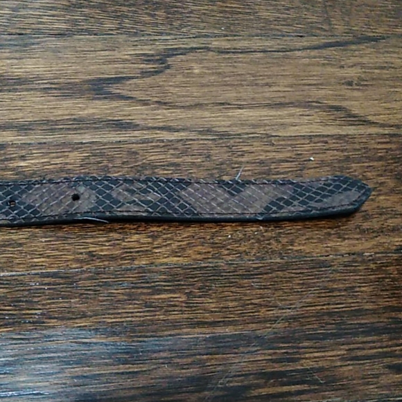 Reptile Snake Skin Belt Sz M 12 - Picture 3 of 6